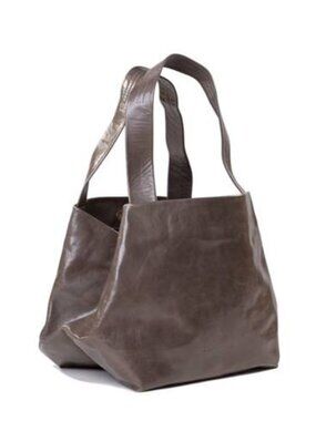 Kisim Cube Bag in matte brown